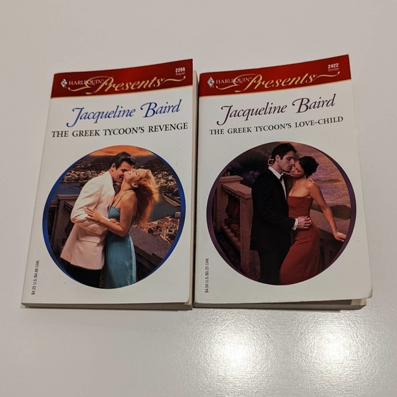Harlequin Presents “The Greek Tycoon’s” Romance Book Lot (Set of 4) - Picture 5 of 9